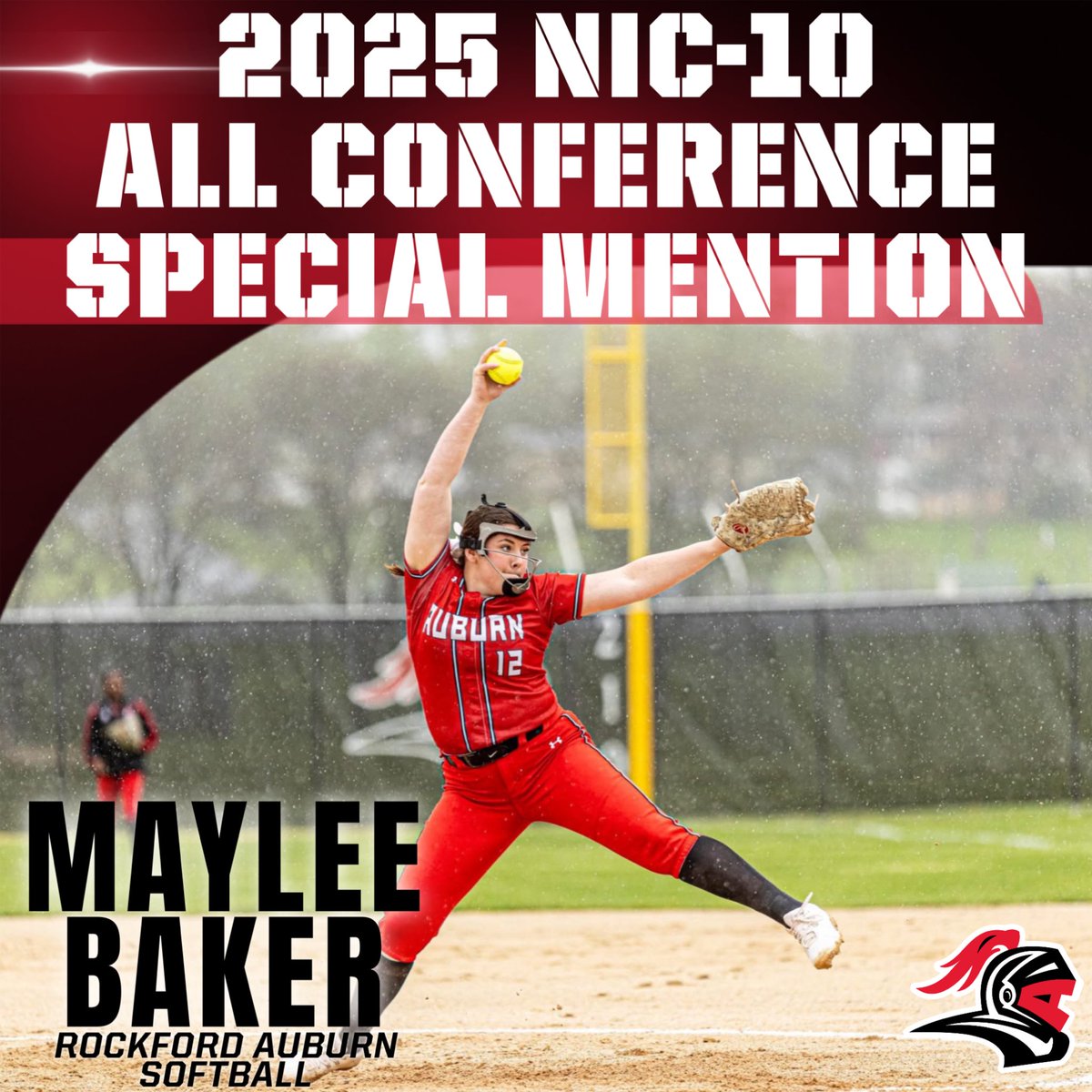 Auburn HS Softball (@auburnknightssb) on Twitter photo Congratulations Junior Pitcher <a href="/BakerMaylee/">Maylee Baker</a> on earning 2025 NIC-10 All Conference Special Mention! Maylee had an incredible season and put in work pitching in every conference game this year! Congrats Maylee! Congratulations Junior Pitcher <a href="/BakerMaylee/">Maylee Baker</a> on earning 2025 NIC-10 All Conference Special Mention! Maylee had an incredible season and put in work pitching in every conference game this year! Congrats Maylee!