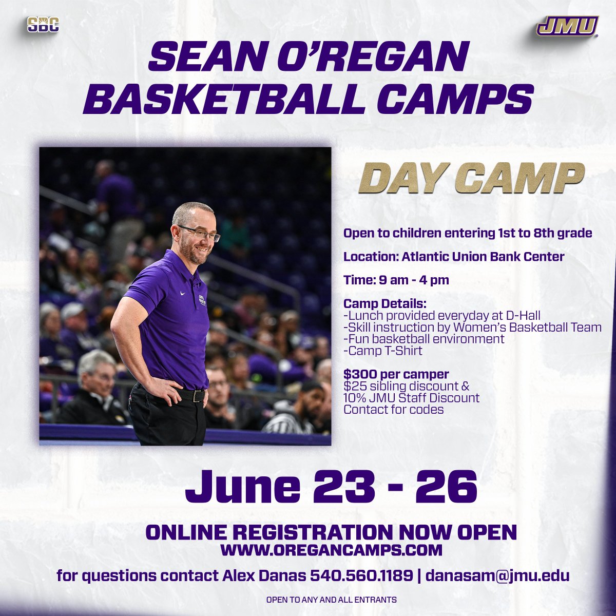 JMU Women's Basketball (@jmuwbasketball) on Twitter photo πππ² πππ¦π© βοΈ
Come on down to the Friendly City!
π
June 23-26
π tinyurl.com/2akshbva
βΊοΈ tinyurl.com/24ms6xjg
π§ danasam@jmu.edu
#GoDukes πππ² πππ¦π© βοΈ
Come on down to the Friendly City!
π
June 23-26
π tinyurl.com/2akshbva
βΊοΈ tinyurl.com/24ms6xjg
π§ danasam@jmu.edu
#GoDukes