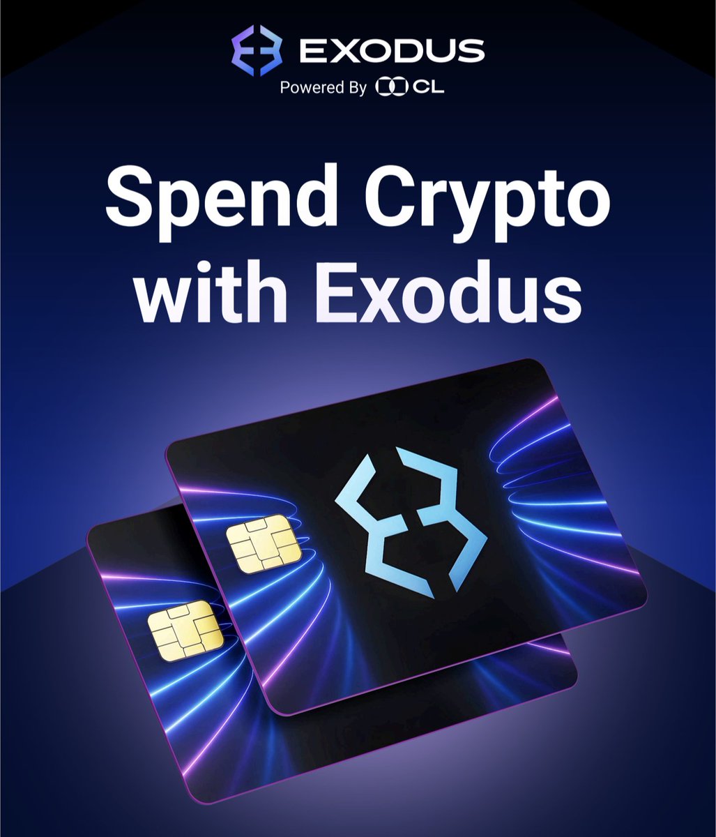 DanielPelumi20's tweet photo. Just saw @exodus
drop their Web3 Card at Bitcoin Las Vegas! Spend crypto anywhere with 2% $BXX cashback & 0% interest loans. Powered by @BaanxGroup
the future of crypto spending is here! #ExodusCard #CryptoLife #BXX" https://t.co/6X6B1hDnoz