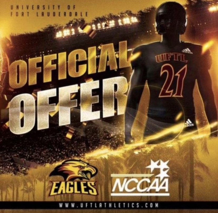 Talon Copeland (@talon2ak) on Twitter photo Blessed to receive my first offer from University of Fort Lauderdale <a href="/UFTLfb/">UFTL Football 🦅🏈</a> <a href="/CoachMcnair22/">CoachMac</a> <a href="/CoachKen17/">Coach Johnson</a> Blessed to receive my first offer from University of Fort Lauderdale <a href="/UFTLfb/">UFTL Football 🦅🏈</a> <a href="/CoachMcnair22/">CoachMac</a> <a href="/CoachKen17/">Coach Johnson</a>