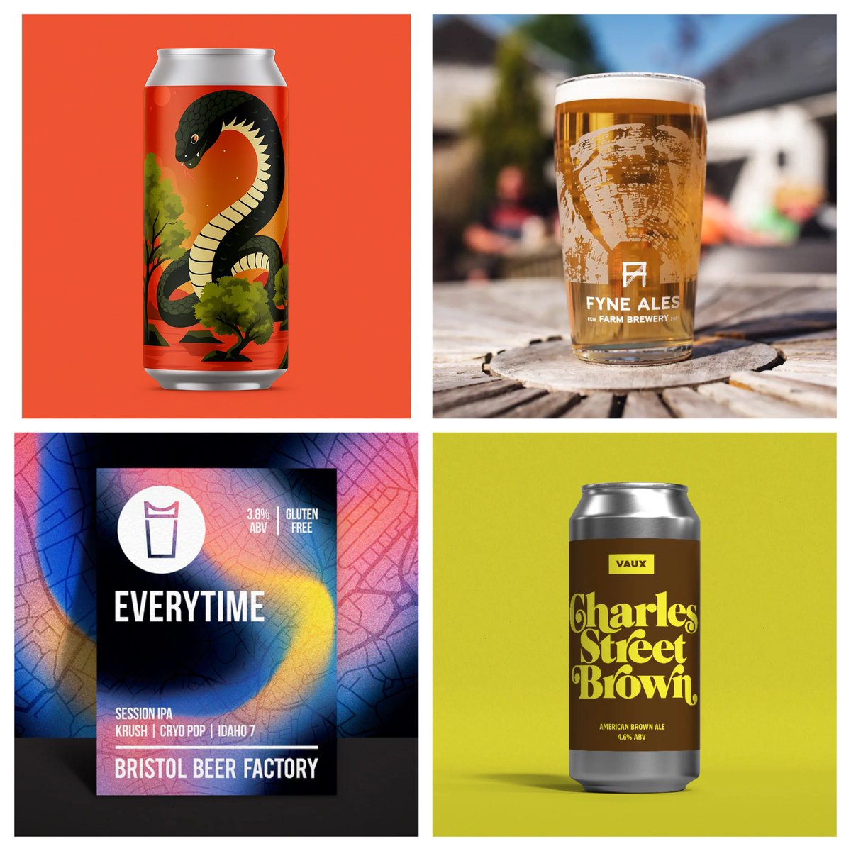 Sunny evenings like tonight, perfect for next weekend’s beer fest and these 4 from our 66 ☀️🍺