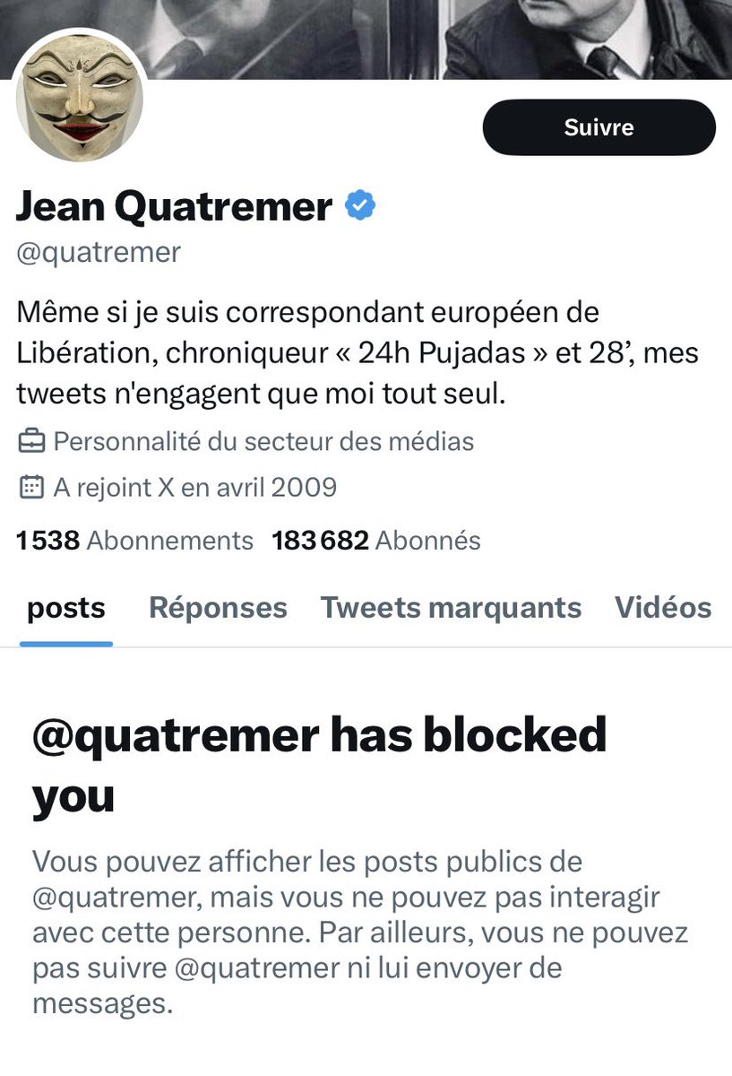 Tragédie en deux actes. 

Immense tristesse. 😢