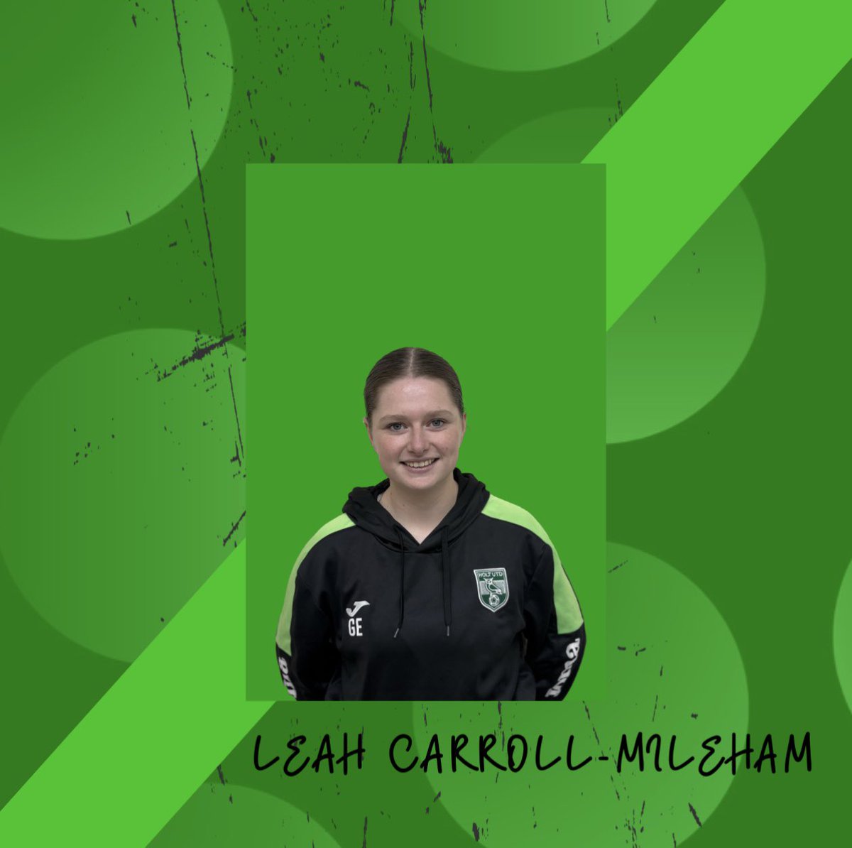 Our speedy full back or centre back or midfielder, she played wherever she was asked. An integral part of the team. Who worked tirelessly every game!! She pushed herself and that showed in her performances. Thank you and well done Leah!!