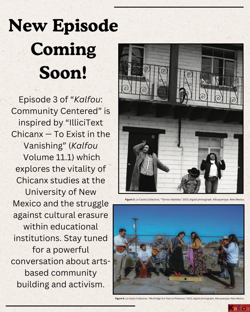 Episode 3 is coming soon! Stay tuned for a powerful historical tracing of Chicanx studies. 
•
•
•
#kalfou #staytuned #podcast
