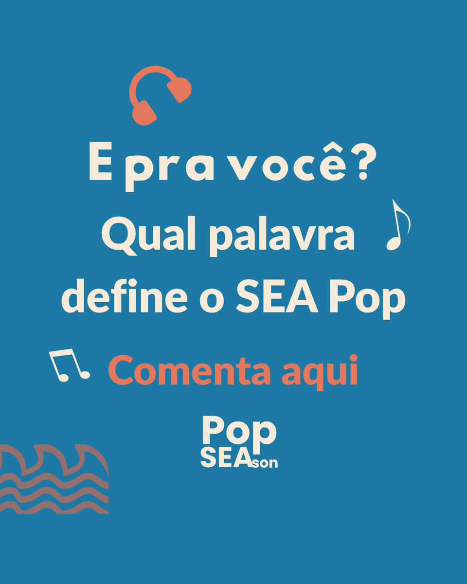 PopSEAszn's tweet photo. 🌊🧡 Desafio do dia:
Se você tivesse que descrever o SEA Pop em 3 palavras, quais seriam?
Pode ser sobre a música, os idols, os MVs, o fandom... solta a criatividade nos comentários!
#PopSEAson #SEAPop #Ppop #Tpop #Ipop #Mpop #IdolPop #AsianPop #FandomZone #PopAsiático https://t.co/2FwWBBL2BB