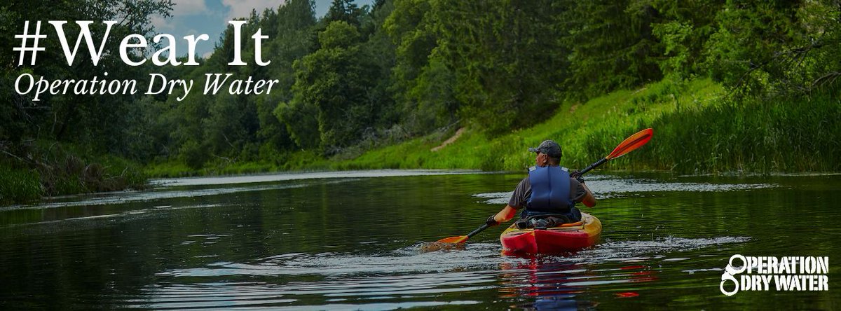 Life jackets are at the core of safe boating, whether using a motorized or non-motorized vessel. Always #WearIt! #OpDryWater