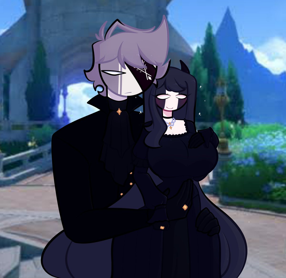 they went to a wedding 💜💙

#ruvynya #ruv #savrynya #starfulsin #sleepyvodka #forsakenmoonlight #ocxoc #yumeshipp #yumetwt #ArtistOnTwitter #vloodoodlez