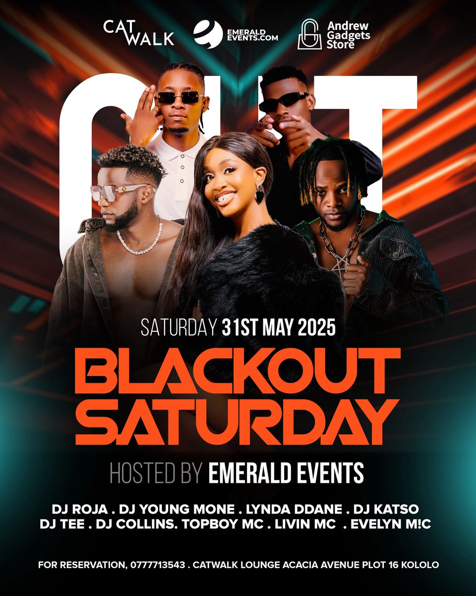 Blackout Saturdays make the money , spend , and enjoy it’s the gravity rules it’s the final the day of the month with the magic musical doctors <a href="/lynda_ddane/">Lynda Ddane</a> @djyoungmone @djroja_ @djkatso <a href="/djtee256/">Djtee256</a> @onelivinmc @topboymcofficiall @evelyn_mic_ hosted by @emerald_events_co