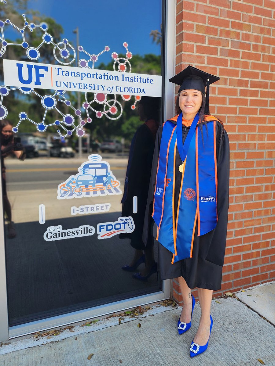 UFTI (@_ufti) on Twitter photo Five more students graduated on May 5, from UF’s online master’s degree in civil engineering with a concentration in transportation leadership. All graduates are from <a href="/MyFDOT/">FLORIDA DOT</a> and were honored with a reception at the I-STREET Living Lab.
More at bit.ly/43sVwaY Five more students graduated on May 5, from UF’s online master’s degree in civil engineering with a concentration in transportation leadership. All graduates are from <a href="/MyFDOT/">FLORIDA DOT</a> and were honored with a reception at the I-STREET Living Lab.
More at bit.ly/43sVwaY