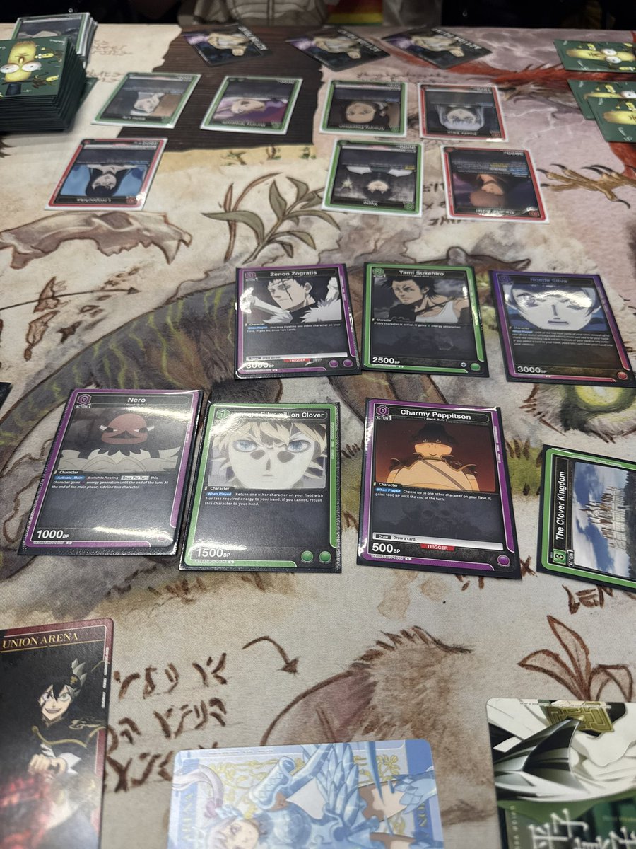 TonyStark_31 (@thewolf31) on Twitter photo Yesterday was such a blas. I had a double prerelease event for both <a href="/UA_EN_TCG/">Official UNION ARENA English Version</a> Bleach and black clover and enjoy both sets. I didn’t pull any fire but my friend sure did he always get the luck. I need some of it get rubbed on me I need some signature cards 😭😭😭😭 Yesterday was such a blas. I had a double prerelease event for both <a href="/UA_EN_TCG/">Official UNION ARENA English Version</a> Bleach and black clover and enjoy both sets. I didn’t pull any fire but my friend sure did he always get the luck. I need some of it get rubbed on me I need some signature cards 😭😭😭😭