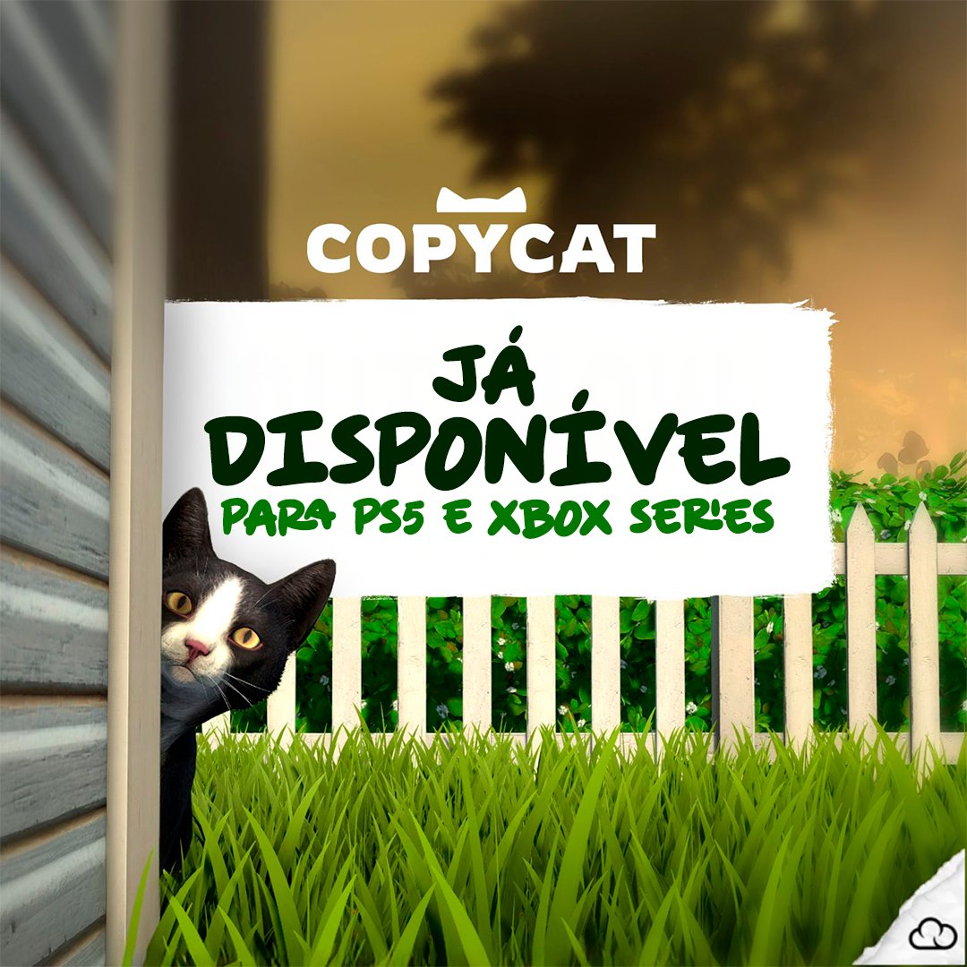 Sabemos que vocês estão ocupados nas Terras Intermediárias!

Mas só pra lembrar: Copycat já está disponível no PS5 e Xbox Series! 🐱💚💙

Não deixe de conhecer a jornada da Dawn no seu console favorito.