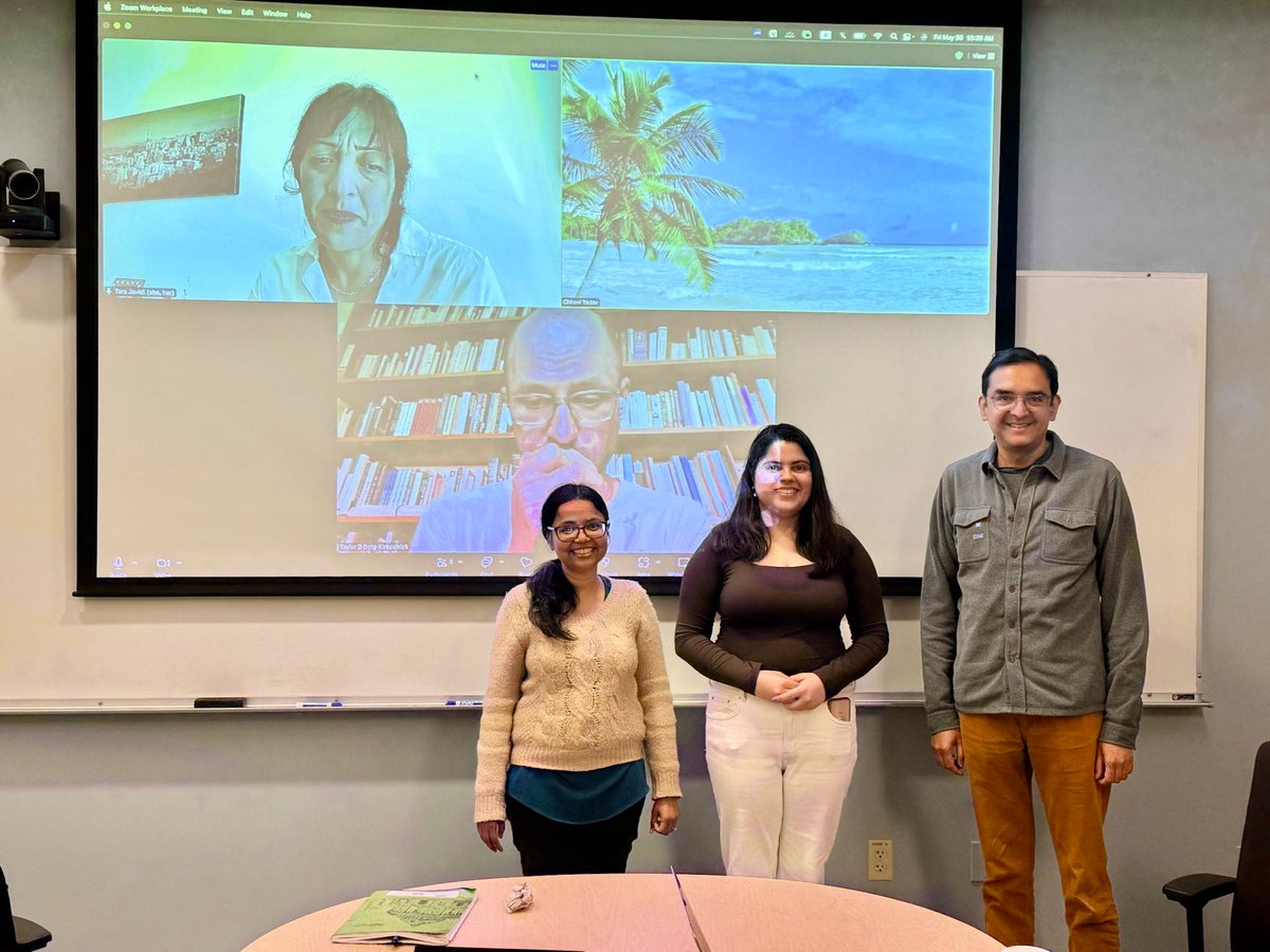Chhavi Yadav (@chhaviyadav_) on Twitter photo Successfully defended my thesis today!
Extremely grateful to my amazing advisor, <a href="/kamalikac/">Kamalika Chaudhuri</a>, whose unwavering support, insights, teachings and motherly love made all this possible.. Even the darkest of days seemed lighter & hopeful after spending just 5 mins with her! It has been Successfully defended my thesis today!
Extremely grateful to my amazing advisor, <a href="/kamalikac/">Kamalika Chaudhuri</a>, whose unwavering support, insights, teachings and motherly love made all this possible.. Even the darkest of days seemed lighter & hopeful after spending just 5 mins with her! It has been