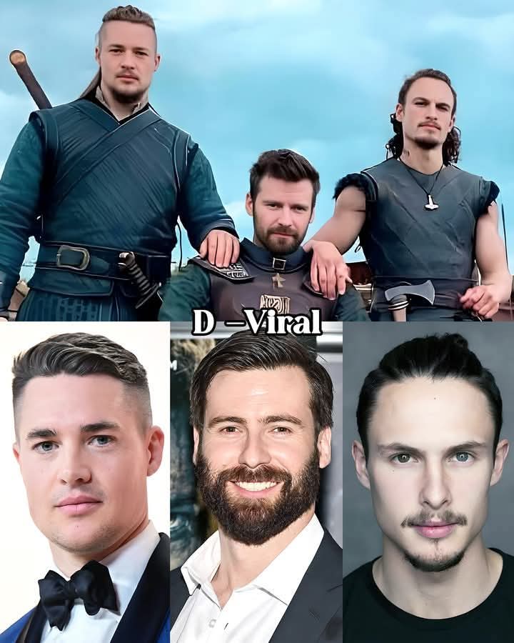 Alexander Dreymon, Mark Rowley &amp; Arnas Fedaravičius (The Last Kingdom) 🥰😘 #BOOMchallenge