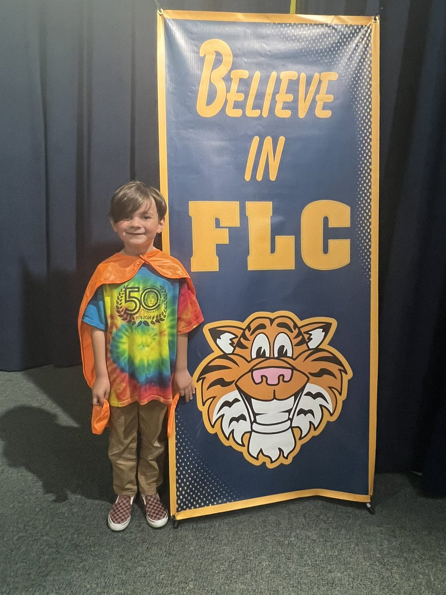 Our last Super Student for the 2024-2025 school year! I am so proud of his growth and improvement this year. Keep working hard! You have a bright future ahead!✨💙🐯 #believeinflc