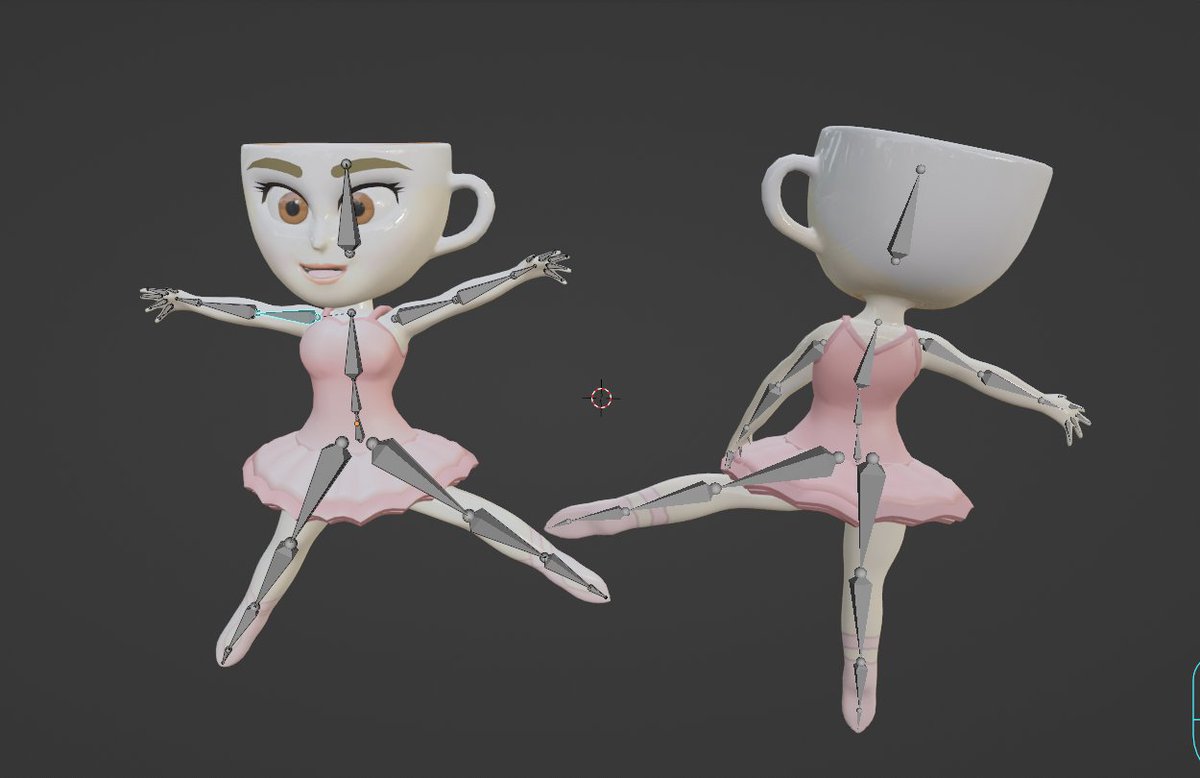 RocksonYeah's tweet image. ballerina cappuccino rigged+textured Roblox