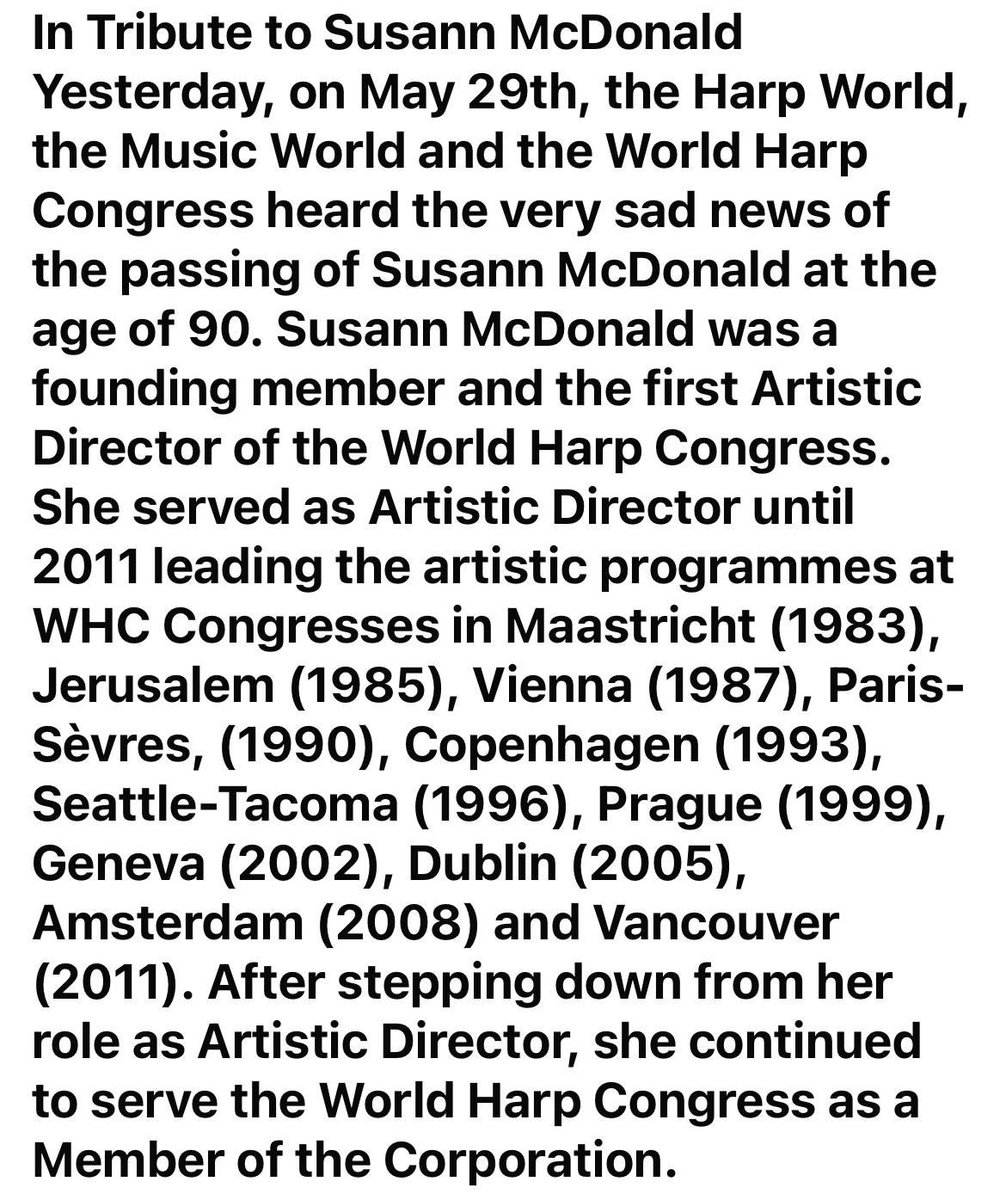 WHCHarp's tweet photo. #worldharpcongress #whc #usainternationalharpcompetition #usaihc #harpworld #harp #harps #harpistlife #harpistslife #harpist #arpa #harpe #harpmusic #oneharpworld #harpcommunity #harpsociety #susannmcdonald #indianauniversity #iu #bloomington #restinpeace #rip https://t.co/FdO09pJXky
