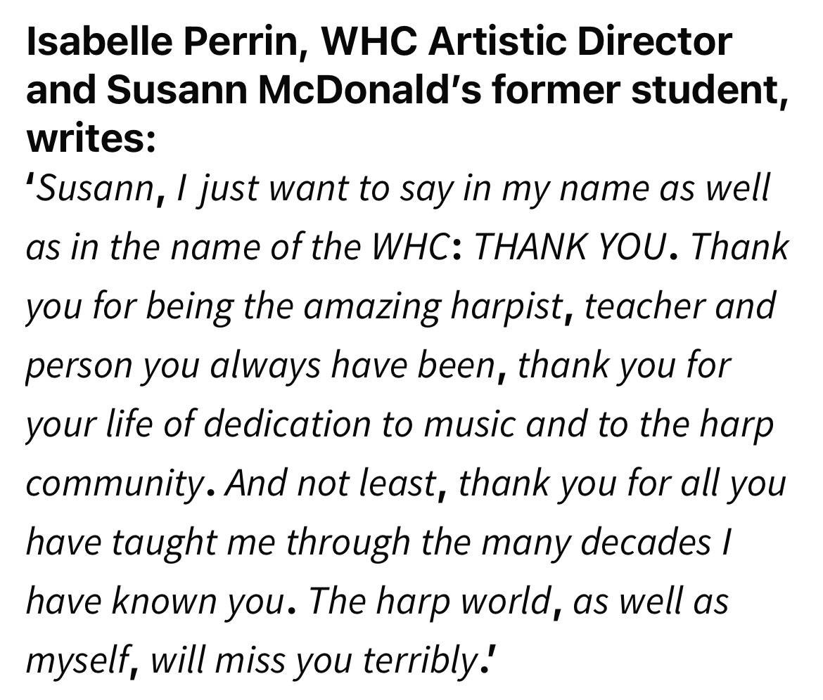 WHCHarp's tweet photo. #worldharpcongress #whc #usainternationalharpcompetition #usaihc #harpworld #harp #harps #harpistlife #harpistslife #harpist #arpa #harpe #harpmusic #oneharpworld #harpcommunity #harpsociety #susannmcdonald #indianauniversity #iu #bloomington #restinpeace #rip https://t.co/FdO09pJXky