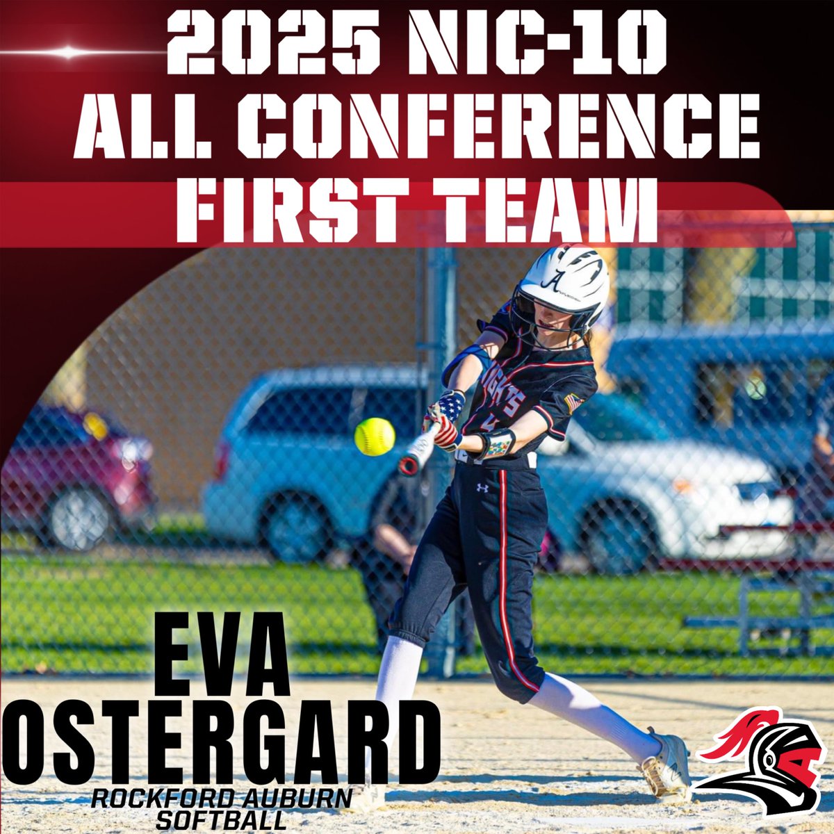 Auburn HS Softball (@auburnknightssb) on Twitter photo Congratulations Senior CF <a href="/EvaOstergard/">Eva Ostergard</a> on earning 2025 NIC-10 All Conference First Team! Eva was one of our captains this year! She covered incredible distances on the field, guided our young outfielders, and had killer speed on the bases! Congrats Eva! We will miss you! Congratulations Senior CF <a href="/EvaOstergard/">Eva Ostergard</a> on earning 2025 NIC-10 All Conference First Team! Eva was one of our captains this year! She covered incredible distances on the field, guided our young outfielders, and had killer speed on the bases! Congrats Eva! We will miss you!