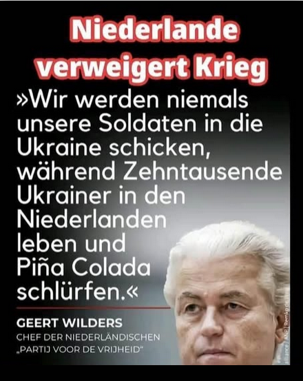 GNaktiv's tweet photo. WILDERS ♥️👍 https://t.co/CencGNM0s0