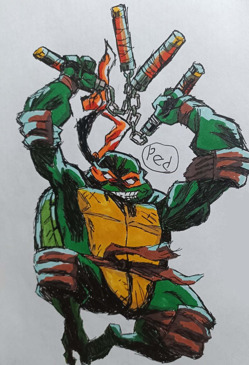 THE WISE GUY IS MICHELANGELO