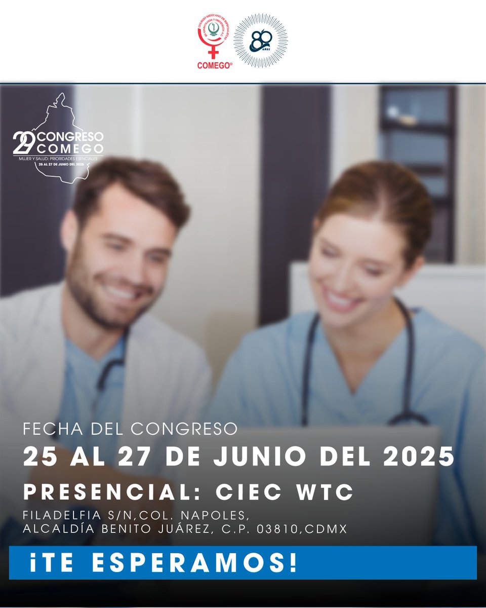 Faltan tan solo 26 días para nuestro 29 Congreso Regional COMEGO
comego.org.mx/actividades/co…