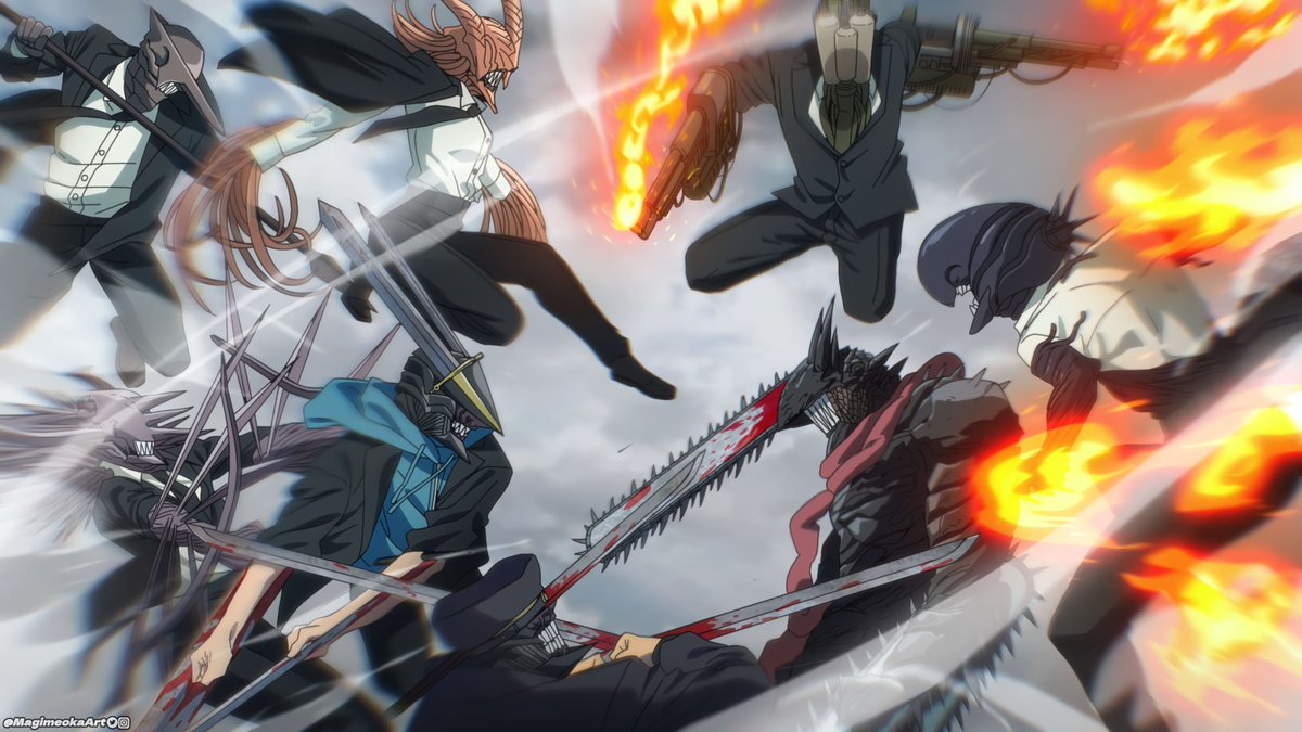 Chainsaw Man anime style!🔥 
#チェンソーマン #chainsawman