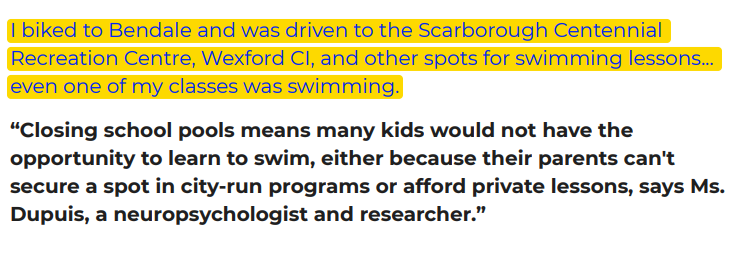 DannaBananas's tweet photo. "Closing Toronto school pools would be devastating to communities, parents and instructors say"
https://t.co/goEPCyCPzx
#tadpoles #pollywogs #swimminglessons #swimming #Scarborough #Toronto #pools #poolside #education #savepools #TDSB https://t.co/F601YOlsJr