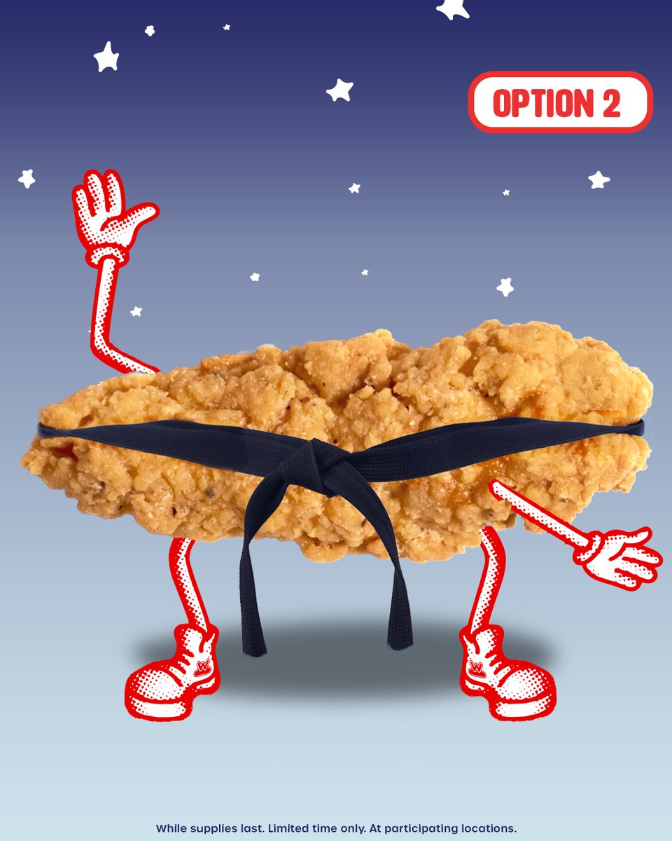 Chicken Tenders and Fries—a black belt in flavor.