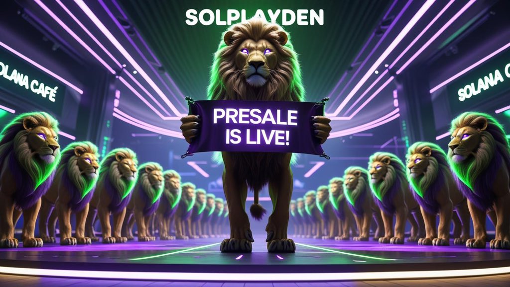 SolPlayDen (@solplayden) on Twitter photo Gn Lions 🦁
Presale’s live on Pinksale- link in comments
First exchange <a href="/ProBit_Exchange/">ProBit Global</a> 🤝
Utility- mobile games. In ad game revenue burns supply- funds new games
Rest, recharge. Tomorrow we Roar 🦁
#crypto #meme #solana Gn Lions 🦁
Presale’s live on Pinksale- link in comments
First exchange <a href="/ProBit_Exchange/">ProBit Global</a> 🤝
Utility- mobile games. In ad game revenue burns supply- funds new games
Rest, recharge. Tomorrow we Roar 🦁
#crypto #meme #solana