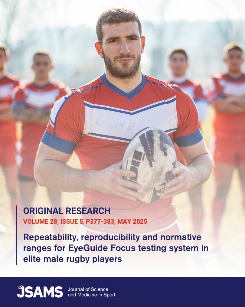 _JSAMS's tweet image. Original Research 🔍

#Concussion is common in #contactsports and can affect cognition, performance, and safety. This study assessed the reliability of the portable #EyeGuide Focus system in healthy elite #rugby players to inform future #diagnostic use.
👉 zurl.co/L9aZA