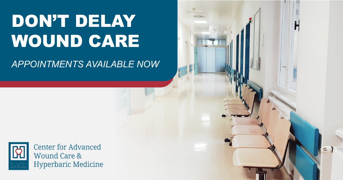 Non-healing wounds can have serious health consequences decrease your quality of life. If you or a loved one has a wound not healing properly, appointments are available at our wound care center. To schedule your appointment, call 517-437-5290 or hillsdalehospital.com/services/wound…