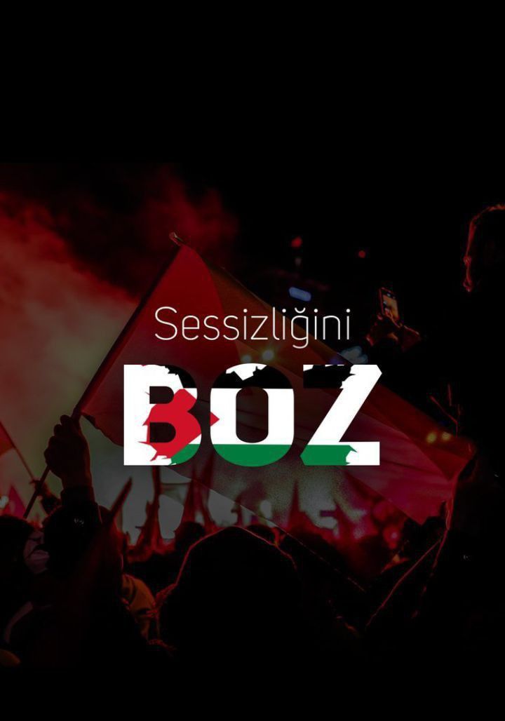 Buradan bir tepki vermeyi hafife alma!

En azından Gazze için ateşkesi dillendir!

#ımmediateceasefireforgaza