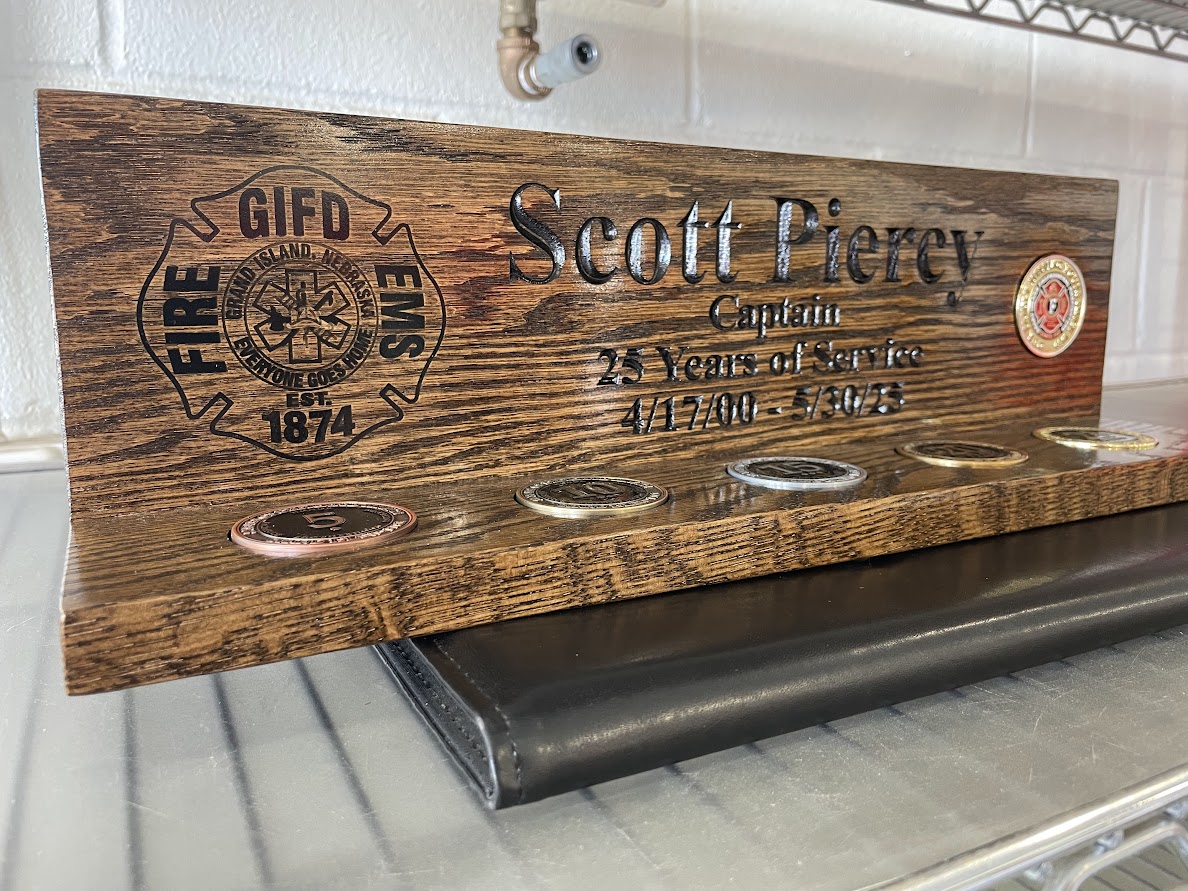GIFireDept's tweet image. After 25 years, we give one final tip of the cap to Capt. Scott Piercy. We held a retirement reception for him at Fire Station #4 in front of family & fellow firefighters.
He said he's excited for an upcoming trip to Alaska! Enjoy retirement and thank you for your service!