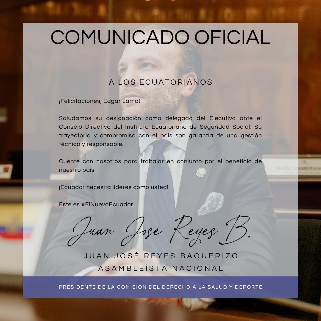 Juan José Reyes Baquerizo (@totoreyesb) on Twitter photo Con respecto al Decreto Ejecutivo Nro 18 de nuestro Presidente Daniel Noboa 🇪🇨: Con respecto al Decreto Ejecutivo Nro 18 de nuestro Presidente Daniel Noboa 🇪🇨:
