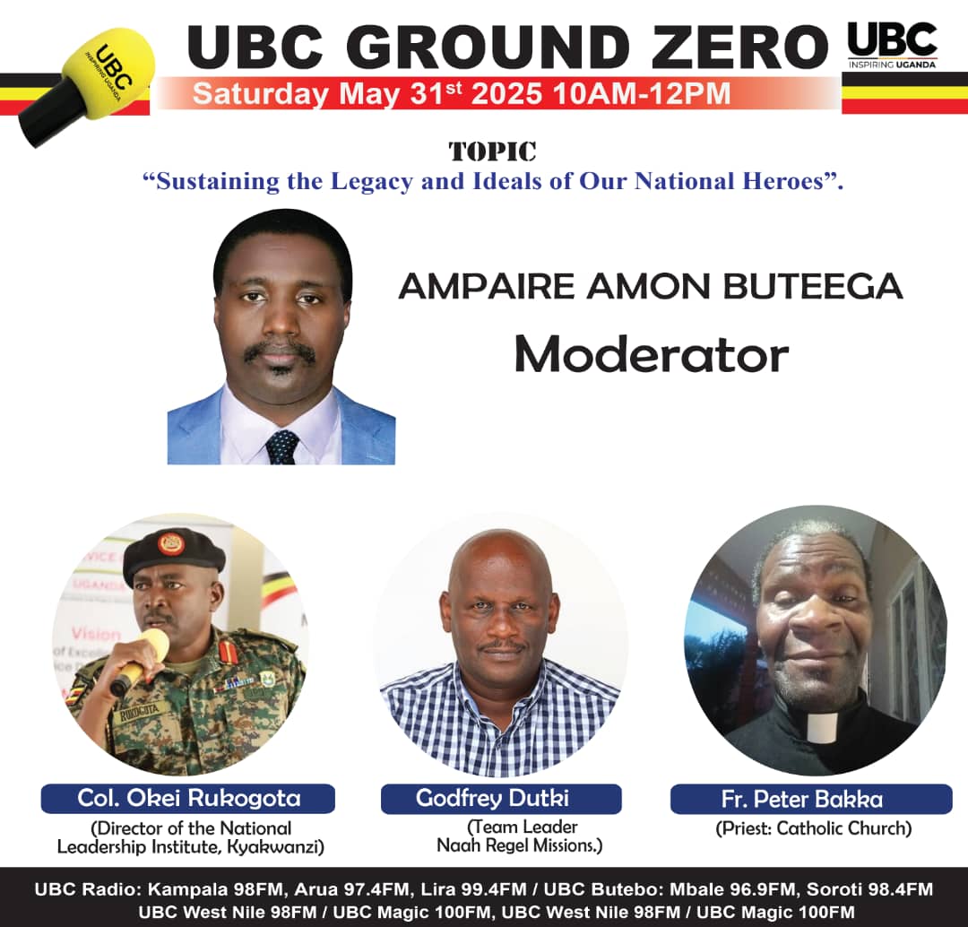 Ampaire Amon Buteega (@amonbuteega) on Twitter photo They stood tall so we could rise. Honoring our national heroes today and always.
Who do you celebrate amon the Uganda Martyrs & Liberation Heroes tommorow <a href="/ubctvuganda/">UBC UGANDA</a> <a href="/UBCRadioUg/">RADIO UGANDA</a> with <a href="/GCICUganda/">Government Citizen Interaction Centre</a> <a href="/GovUganda/">Government of Uganda</a> <a href="/ChurchofUganda_/">Church of Uganda</a> <a href="/uganda_martyrs/">UGANDA MARTYRS CATHOLIC SHRINE NAMUGONGO</a> <a href="/MODVA_UPDF/">Uganda Peoples' Defence Forces</a> <a href="/KagutaMuseveni/">Yoweri K Museveni</a> <a href="/Rukogota/">Rukogota</a> They stood tall so we could rise. Honoring our national heroes today and always.
Who do you celebrate amon the Uganda Martyrs & Liberation Heroes tommorow <a href="/ubctvuganda/">UBC UGANDA</a> <a href="/UBCRadioUg/">RADIO UGANDA</a> with <a href="/GCICUganda/">Government Citizen Interaction Centre</a> <a href="/GovUganda/">Government of Uganda</a> <a href="/ChurchofUganda_/">Church of Uganda</a> <a href="/uganda_martyrs/">UGANDA MARTYRS CATHOLIC SHRINE NAMUGONGO</a> <a href="/MODVA_UPDF/">Uganda Peoples' Defence Forces</a> <a href="/KagutaMuseveni/">Yoweri K Museveni</a> <a href="/Rukogota/">Rukogota</a>