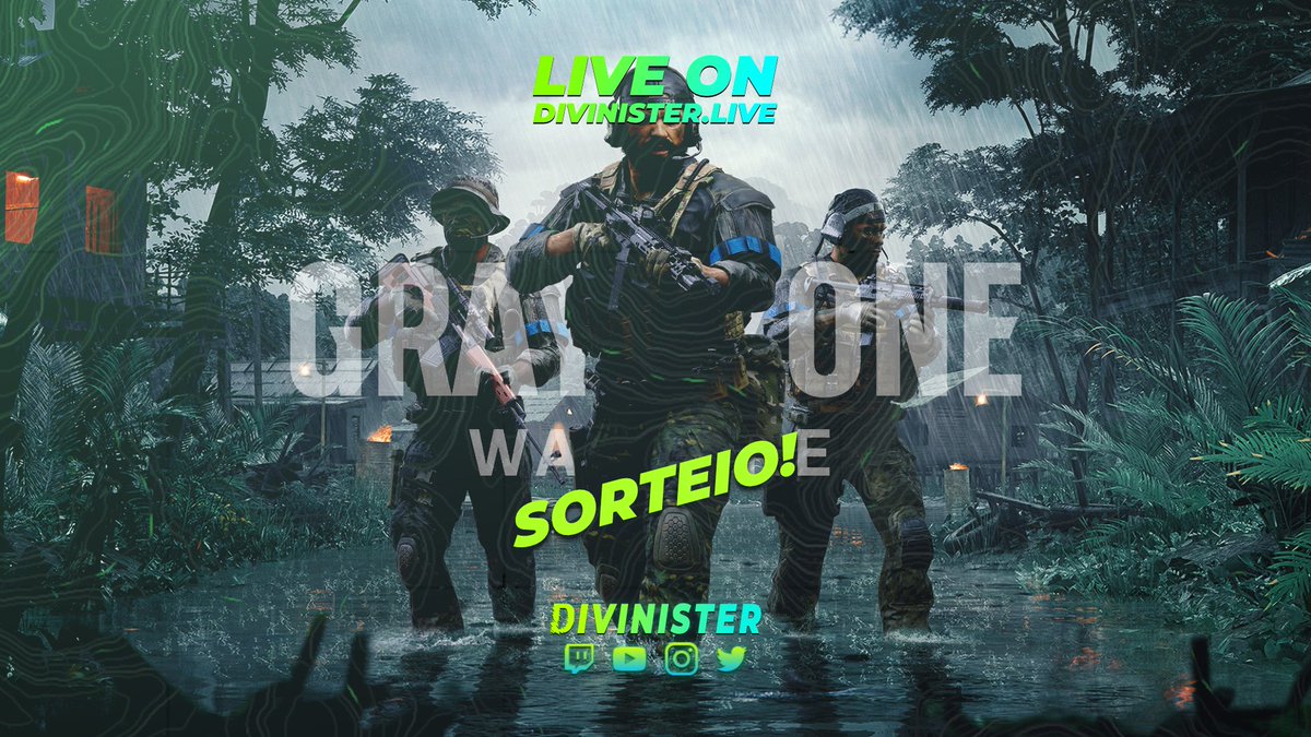 Boas Clã! 🐲

Sextou com noitada no meio do mato de Lamang. Missões e PvP com a galera e teremos sorteio de um cópia do Gray Zone Warfare. 🚁🌴

LIVE ON 🟢

— divinister.live