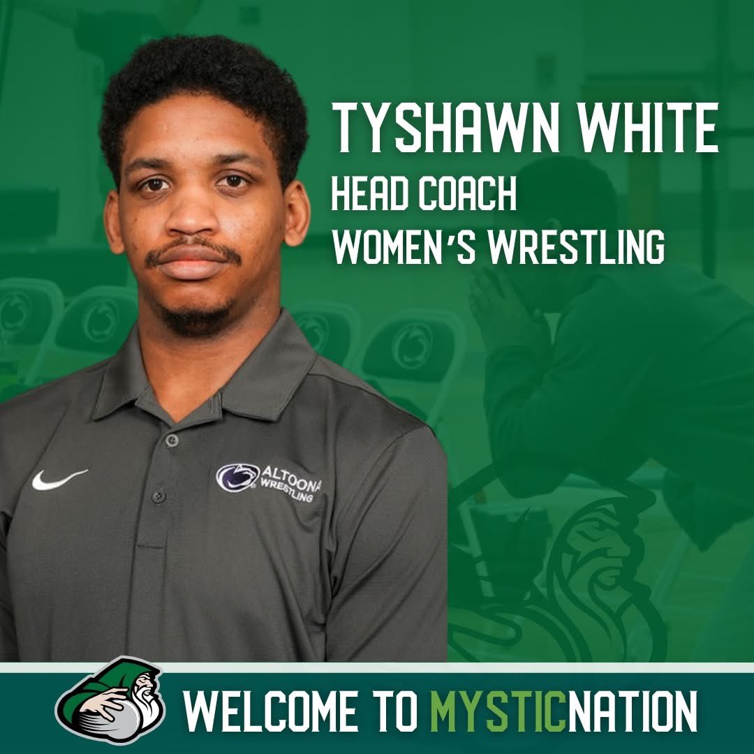 We are proud to announce Tyshawn White as the new Head Coach for Mystics Women's Wrestling! 

Welcome to MysticNation Tyshawn!

Read More: bscmystics.com/sports/wwrest/…

#MysticNation #GoMystics #RollStics