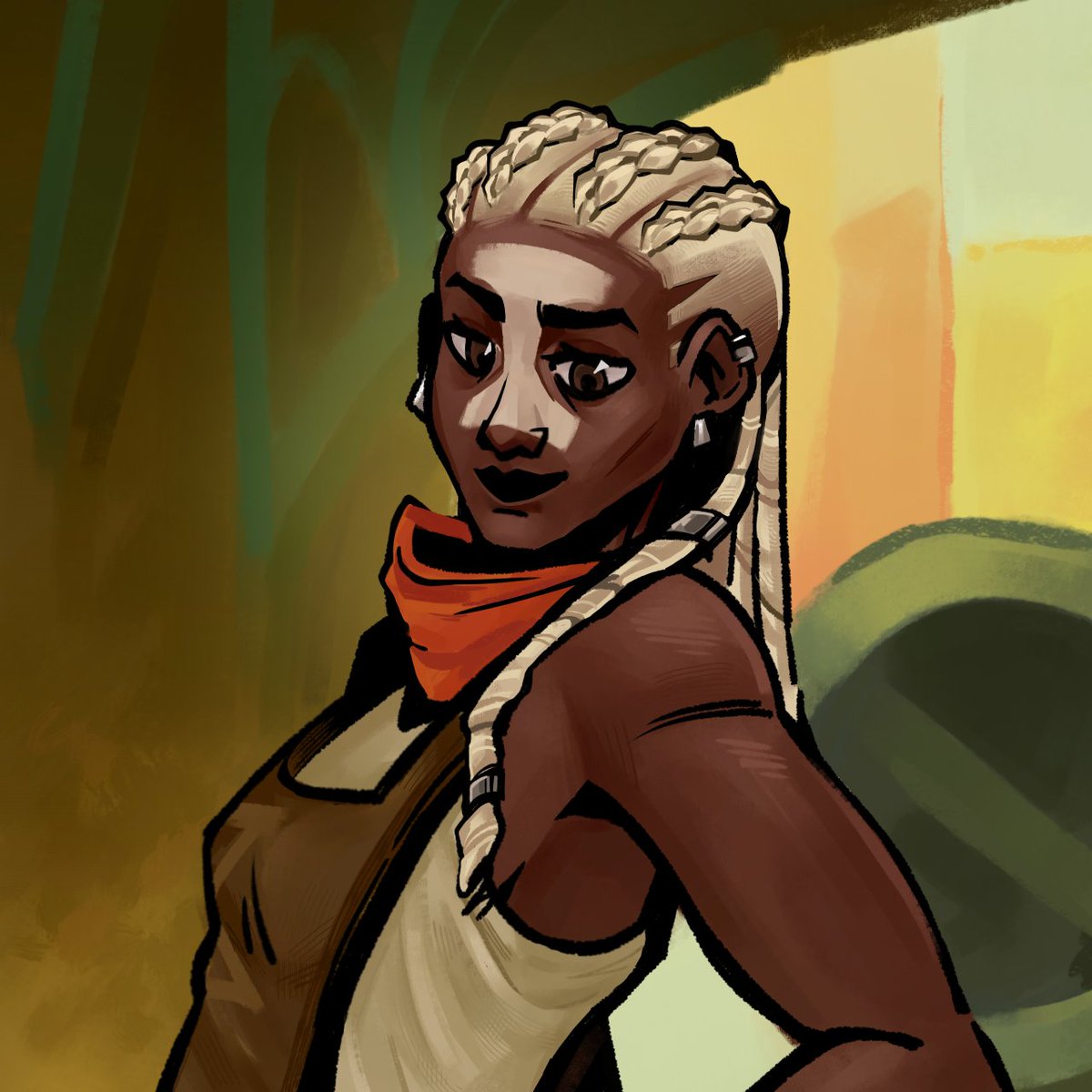 K43rUuuu's tweet image. The girl saviour! 🕒💚 For the day 6 of #Ekkoweek2025
#arcane #Ekko