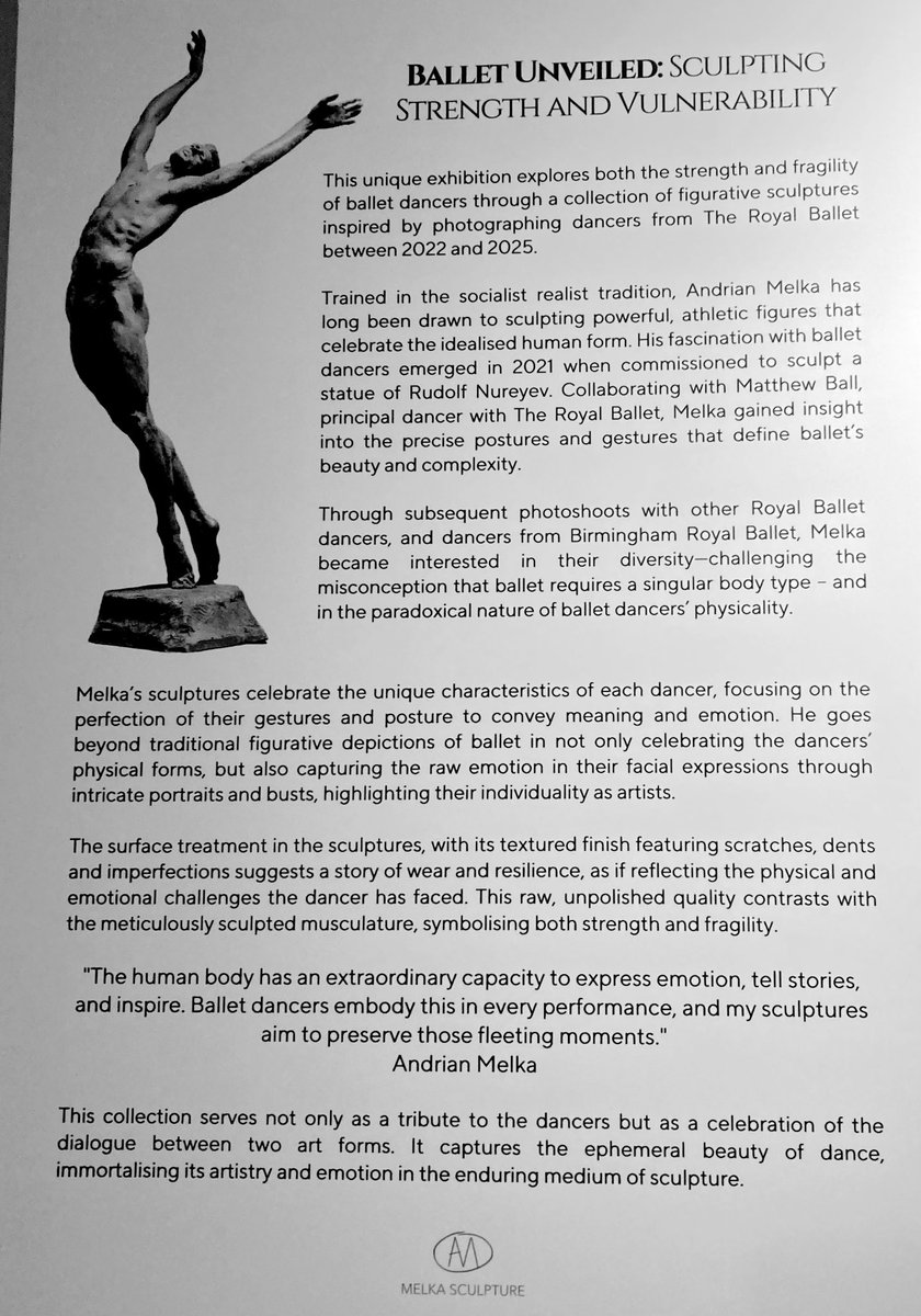 Maggy Pigott (@maggypigott) on Twitter photo Stunning #sculptures of #dancers <a href="/rbo_org/">Royal Ballet and Opera</a> by Andrian Melka <a href="/Melkasculpture/">Andrian Melka</a> in his #London #exhibition until Sunday
A great day - watching the Royal #Ballet in class on stage at Covent Garden and then seeing a few of them immortalised in bronze!
#art #dance
Thanks <a href="/BalletCircle/">London Ballet Circle</a> Stunning #sculptures of #dancers <a href="/rbo_org/">Royal Ballet and Opera</a> by Andrian Melka <a href="/Melkasculpture/">Andrian Melka</a> in his #London #exhibition until Sunday
A great day - watching the Royal #Ballet in class on stage at Covent Garden and then seeing a few of them immortalised in bronze!
#art #dance
Thanks <a href="/BalletCircle/">London Ballet Circle</a>