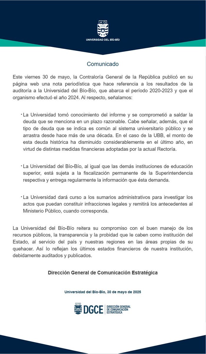 📰 Comunicado