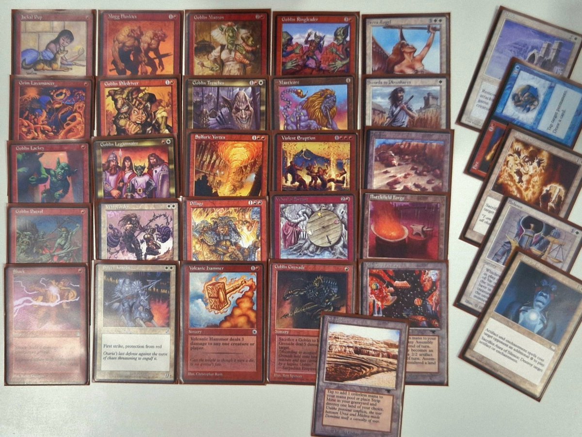 J0nHDo3's tweet photo. 🏆3-0 Cube draft con tus amigos viejunos!!
El fire-ice era main deck. Y el Serra Angel lo cambié en todos los g2/g3 por la Balance.
¡Que divertido es jugar cartas old-frame! 😍💪
#cubedraft #oldframe #thegathering #mtg @RebellionMTG https://t.co/JQOE9YMLoY
