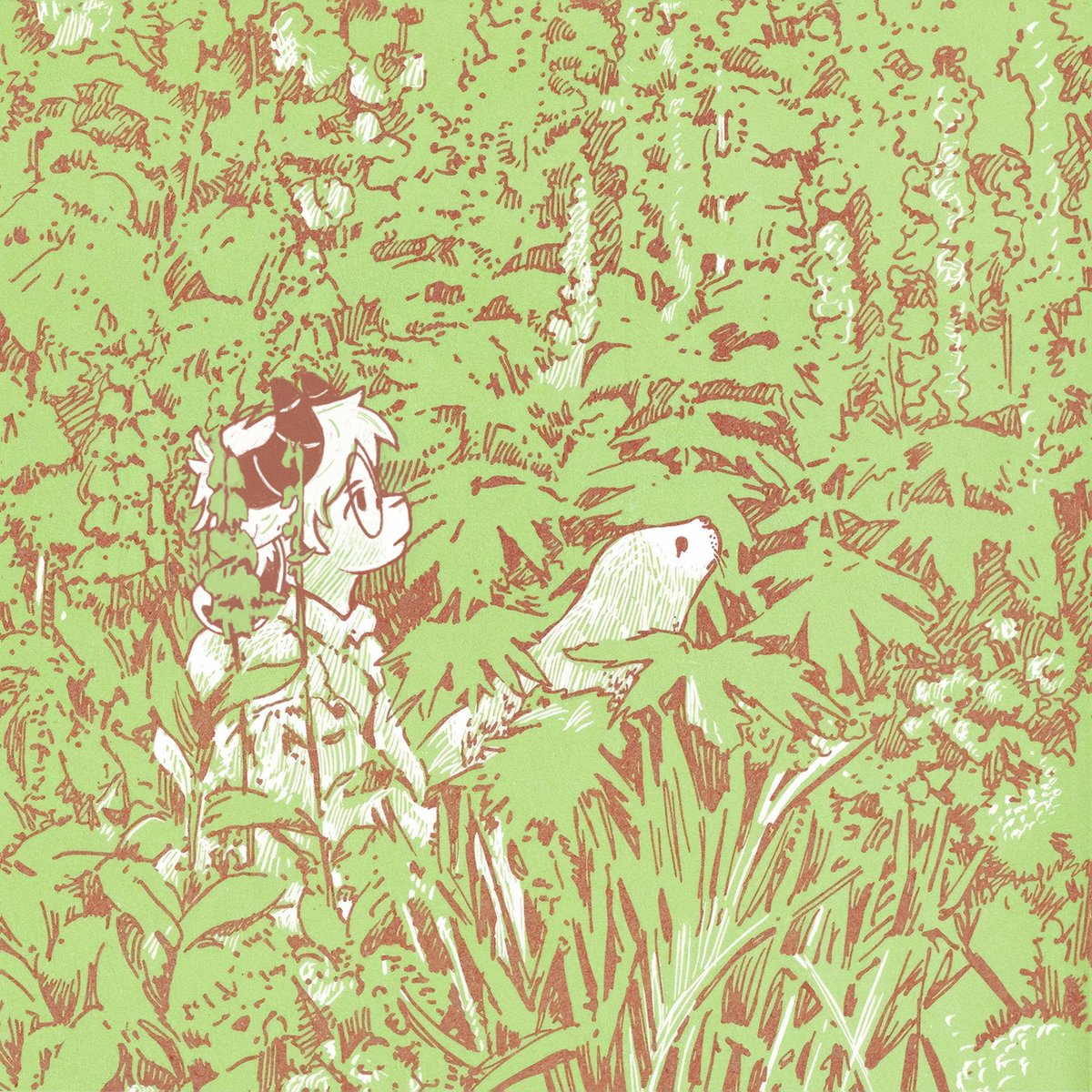 little drawover of the cover of one of my favorite albums