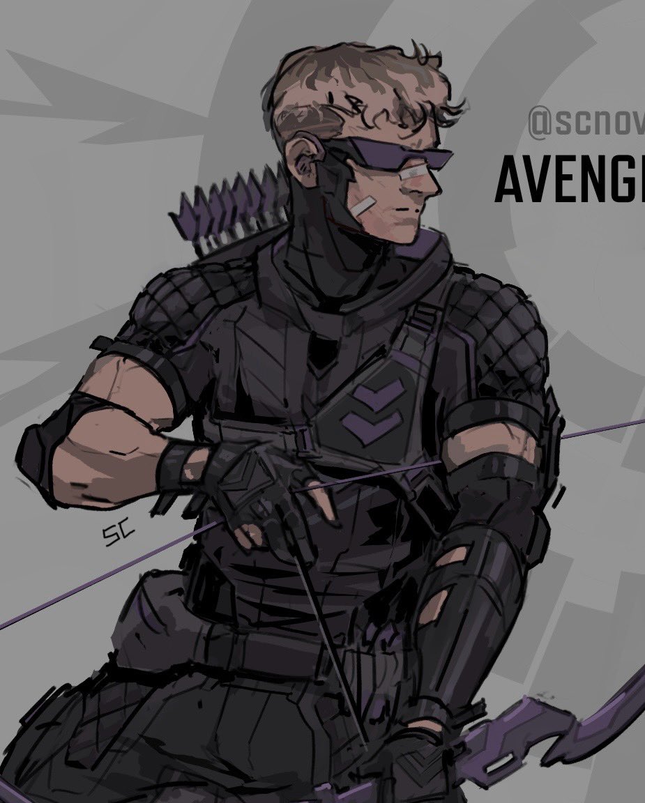 scnova_'s tweet photo. AVENGERS | HAWKEYE redesign 
-
-
-
#hawkeye #marvel #clintbarton #avengers #ronin #characterdesign #mcu #marvelau https://t.co/ceH04FFeuH