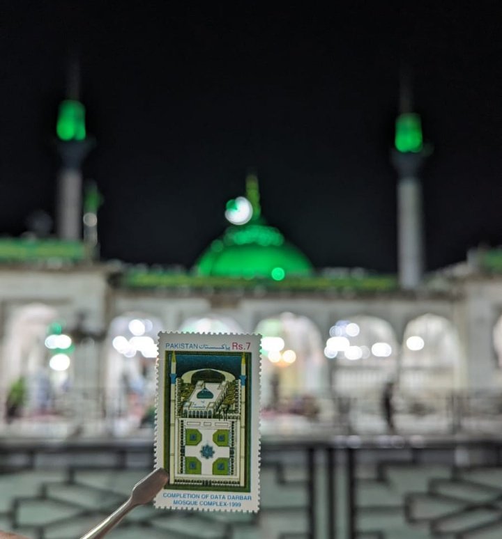 peerushah7's tweet photo. Pakistan Stamp of the Day.
๐ต๐ฐ-1999
Issued on 31 May 1999.
Data Darbar is an Islamic shrine located in Lahore, ๐ต๐ฐ. Largest Sufi shrine in South Asia & mausoleum of Data Ganj Baksh or more colloquially as Data Sahab, a prominent Sufi saint.
#extremephilately
#Stamps #philately https://t.co/ke0WQ0X3Fh
