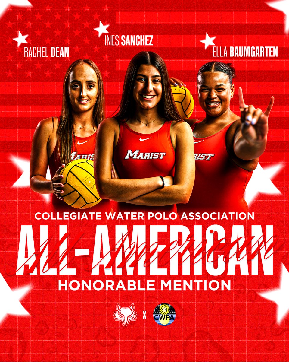 RED FOX ALL-AMERICANS 🇺🇸🦊

Congratulations to our three Water Foxes on earning CWPA All-American Honorable Mention Selections!!

#waterfoxes🤽‍♀️