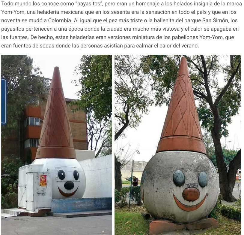 localmx_'s tweet photo. #VidaLocal Quien recuerda a los payasitos Yom Yom sabe que son de una época donde la ciudad era mucho más vistosa. Actualmente solo nos queda imaginar cómo se veían. Lee la historia completa aquí: https://t.co/V5AFguA4vy https://t.co/XeRVPx5NZy