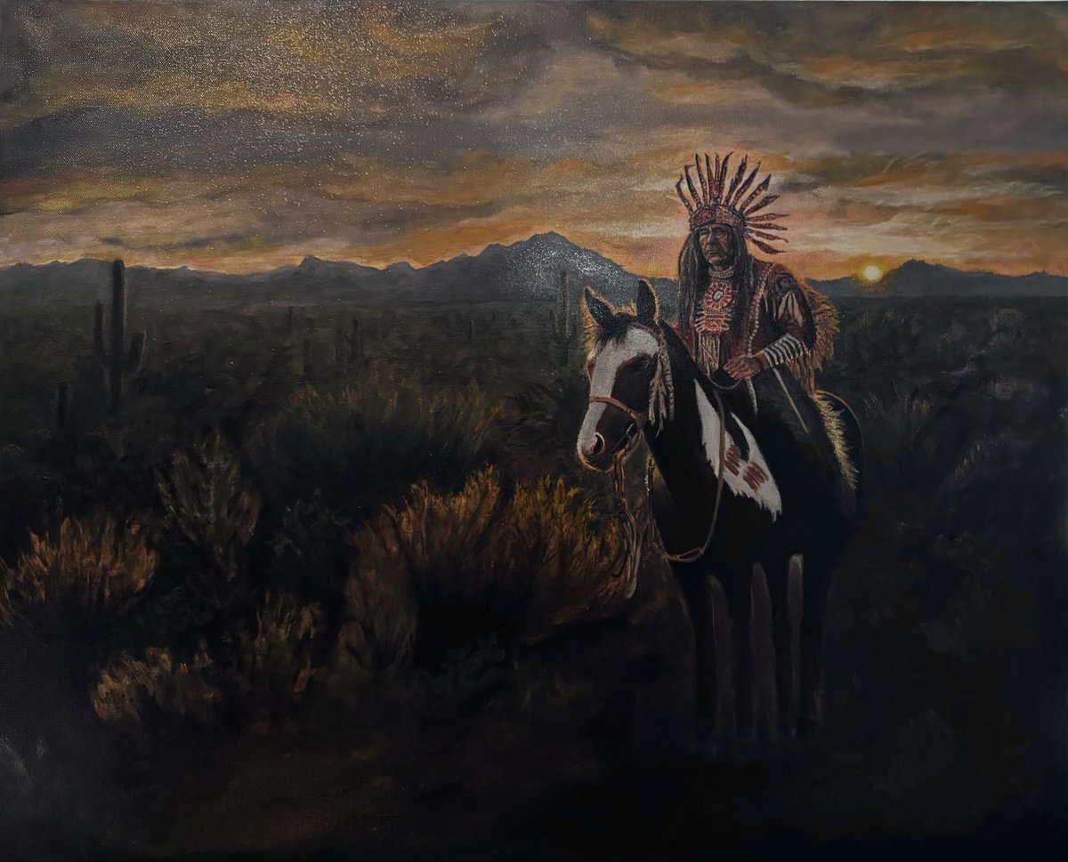 This oil painting started in AI. I had the concept in my head but AI helped me explore that idea, which resulted in this painting. 

“The Majesty of the Morning”