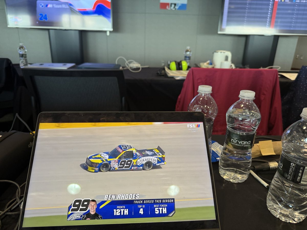 Watching some Nashville truck practice from Detroit. Can watch on the app if you get FS1 and can sign in through your cable provider.