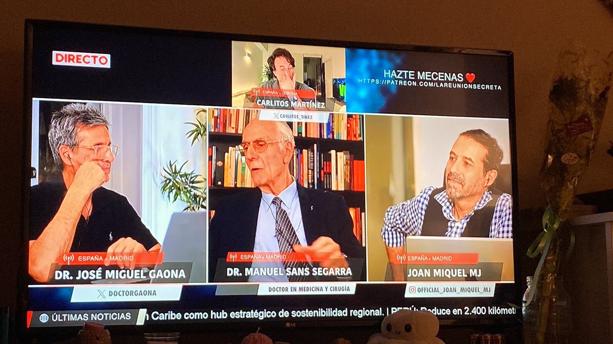 anajosebb's tweet photo. Gracias equipazo de #LRSecreta con esta entrevista que aúna CIENCIA y el misterio de la MUERTE, el cerebro, la física cuántica, la religión,…

Grande @doctorgaona y Dr Sans Segarra 🙌🙌🙌🙌

Regresar de guardia y encontraros, es un trabajo interior placentero 😘🙏 https://t.co/qS3Qo8AsKD