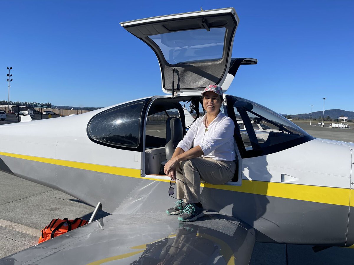lighthawk_org's tweet image. #PilotViewFriday 
Meet Michiko Saylor, an incredible LH volunteer pilots helping save one of the ocean’s most endangered species—the white abalone.

She's flown multiple missions, transporting millions of abalone across California to support recovery efforts. Michiko, thank you!